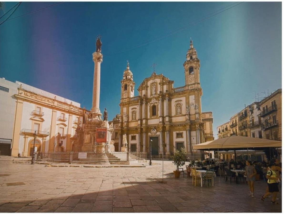 Tavola Tonda Apartament Palermo Bagian luar foto
